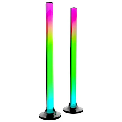 Barre lumineuse de synchronisation HDMI de 15 po Illuminessence de Monster - Ensemble de 2