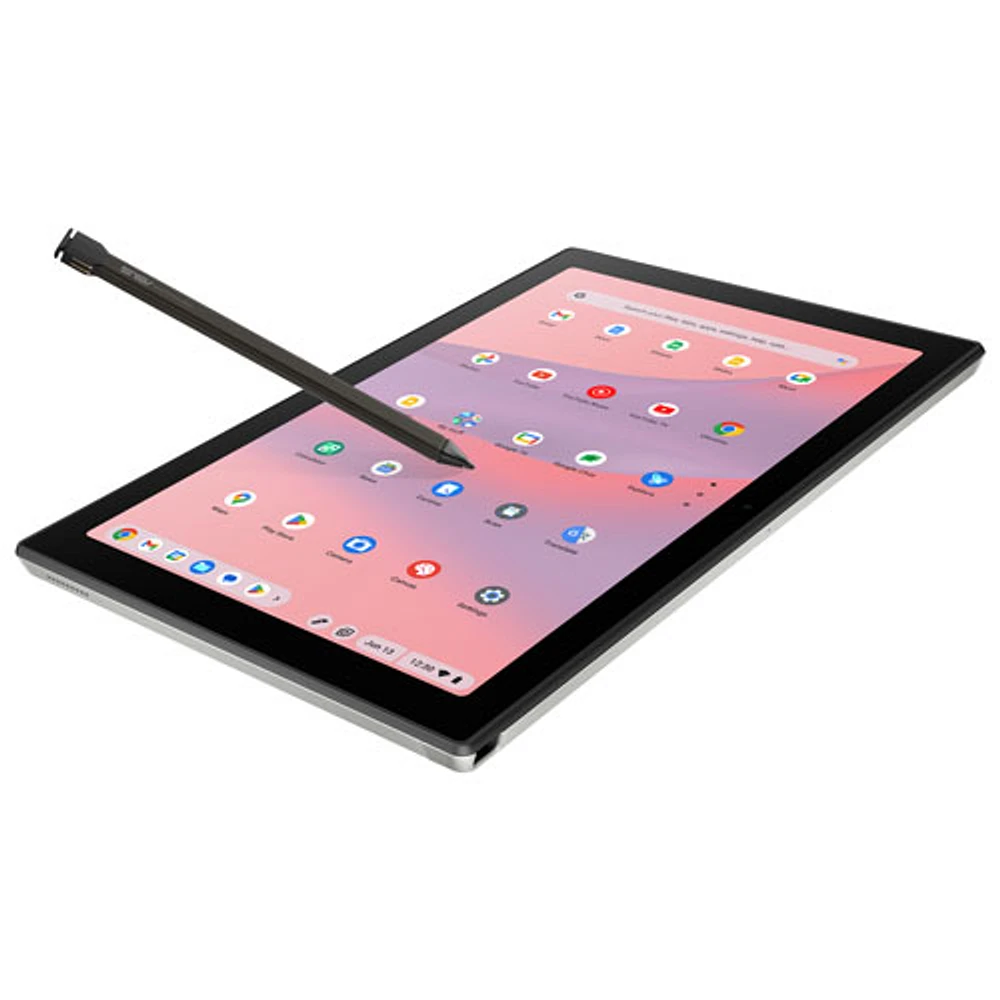 Chromebook à écran tactile de 10,5 po CM30 d'ASUS - Argenté brume/Aluminium (Kompanio 520 de MediaTek/RAM 4 Go/SSD 128 Go/ChromeOS)