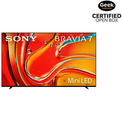 Open Box - Sony Bravia 7 75" XR70 Series 4K UHD HDR Mini LED QLED Smart Google TV (K75XR70B) - 2024