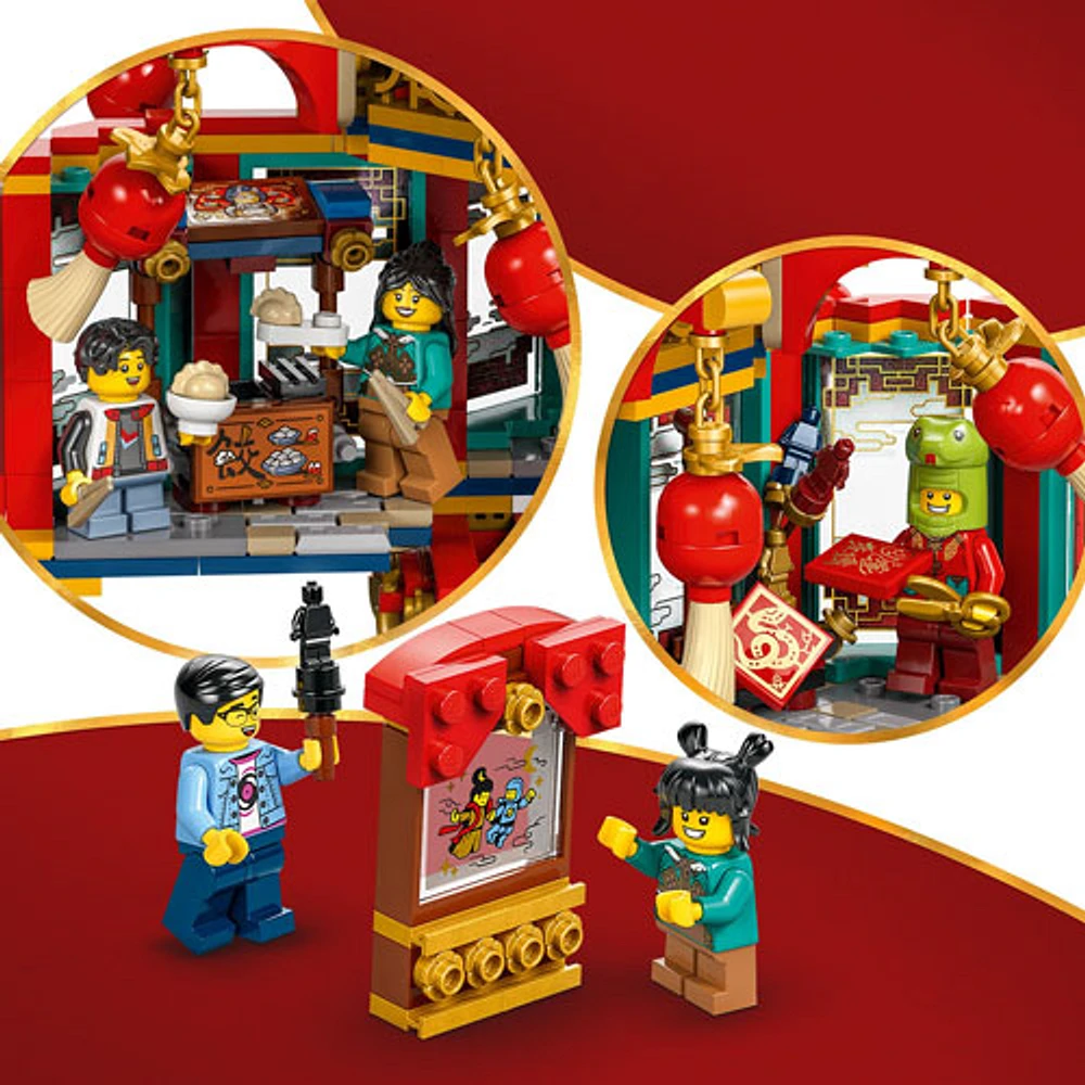LEGO Le festival traditionnel chinois : La lanterne tournante - 1295 pièces (80116)