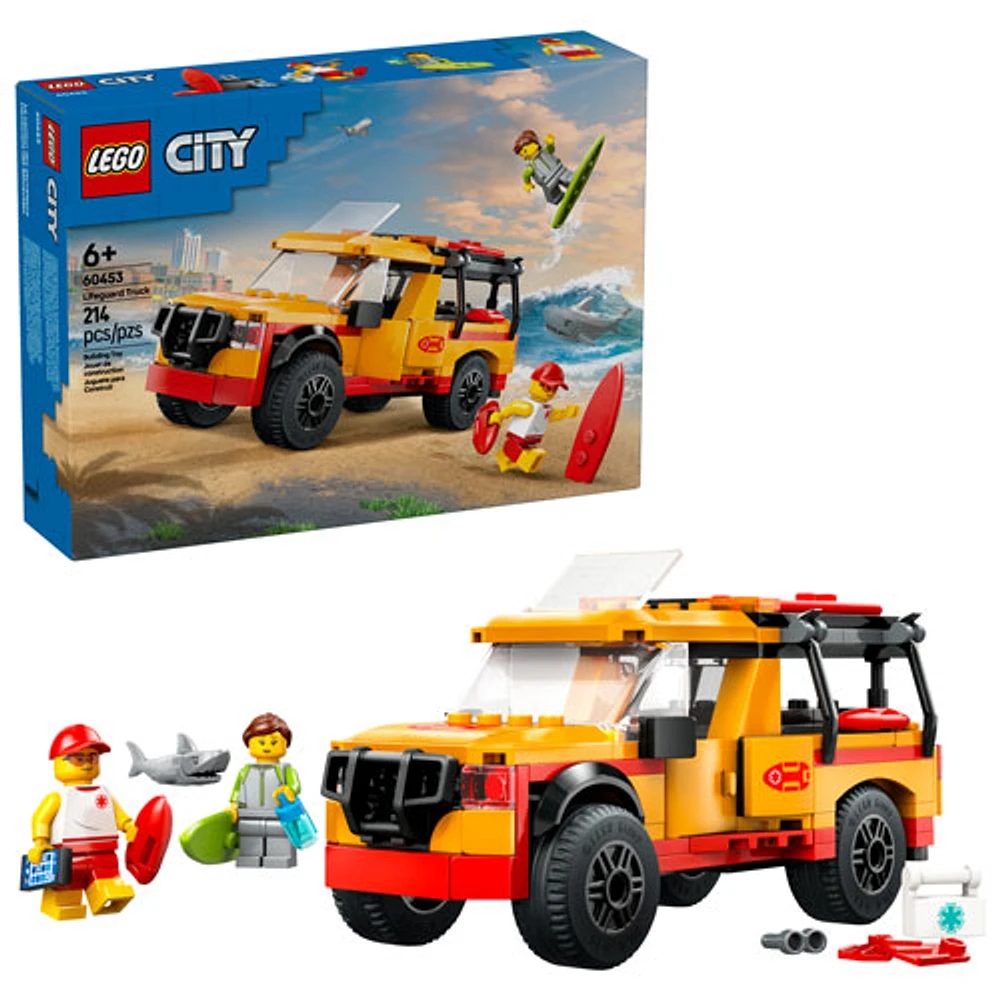 LEGO City : Le camion des sauveteurs de la plage - 214 pièces (60453)