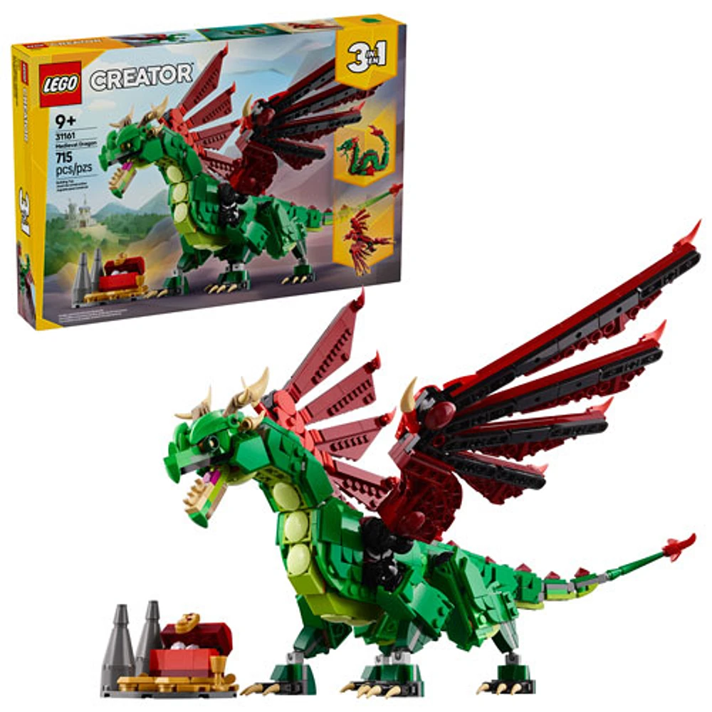 LEGO Creator : Le dragon médiéval - 715 pièces (31161)