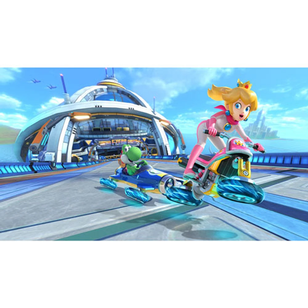 Ensemble Nintendo Switch Mario Kart 8 Deluxe avec abonnement individuel en ligne de 12 mois