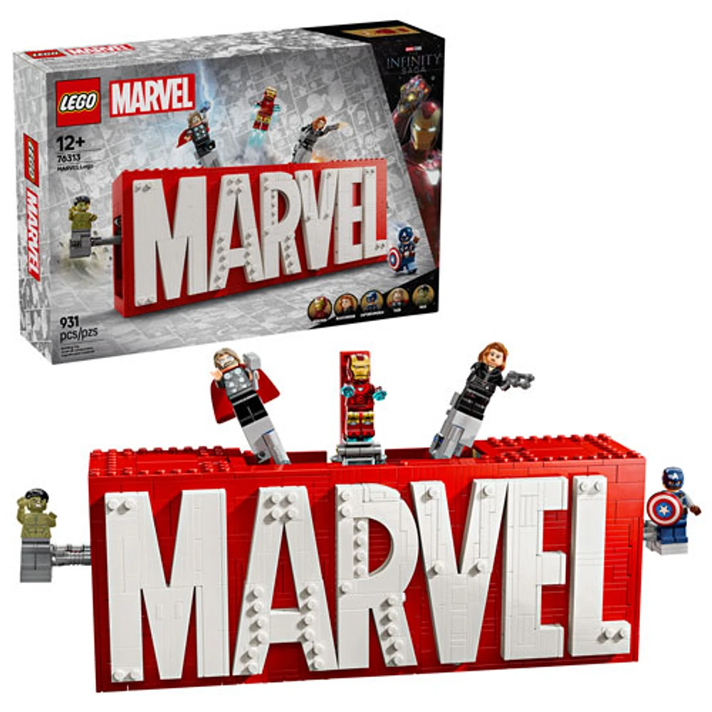 LEGO Marvel: MARVEL Logo & Minifigures - 931 Pieces (76313)