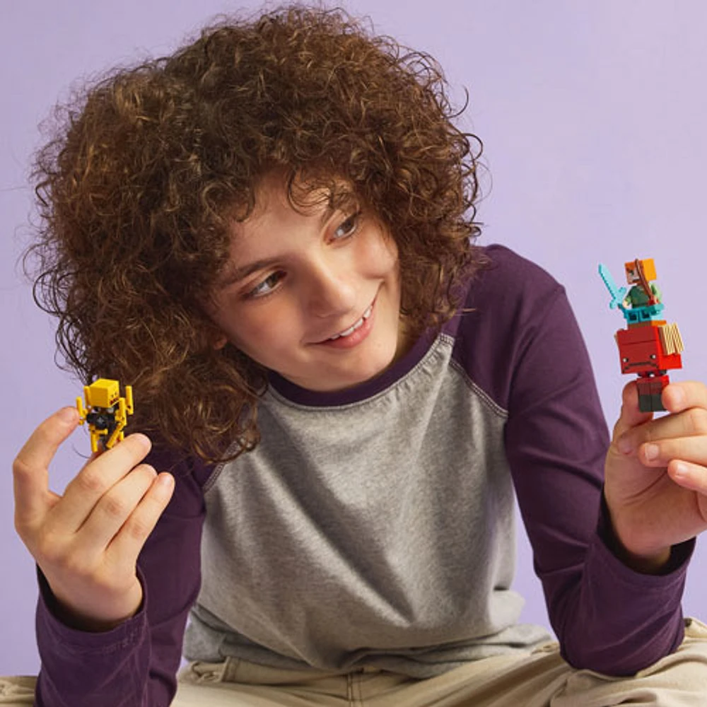 LEGO Minecraft : La bataille de la lave du Nether - 99 pièces (21266)