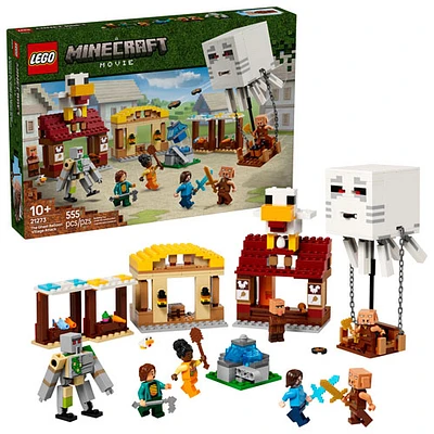 LEGO Minecraft : L'attaque du village en ballon Ghast - 555 pièces (21273)