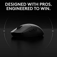 Logitech G PRO 2 LIGHTSPEED 44000 DPI Wireless Optical Gaming Mouse - Black