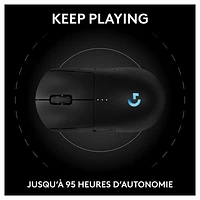Logitech G PRO 2 LIGHTSPEED 44000 DPI Wireless Optical Gaming Mouse - Black