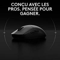 Logitech G PRO 2 LIGHTSPEED 44000 DPI Wireless Optical Gaming Mouse - Black