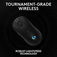 Logitech G PRO 2 LIGHTSPEED 44000 DPI Wireless Optical Gaming Mouse - Black