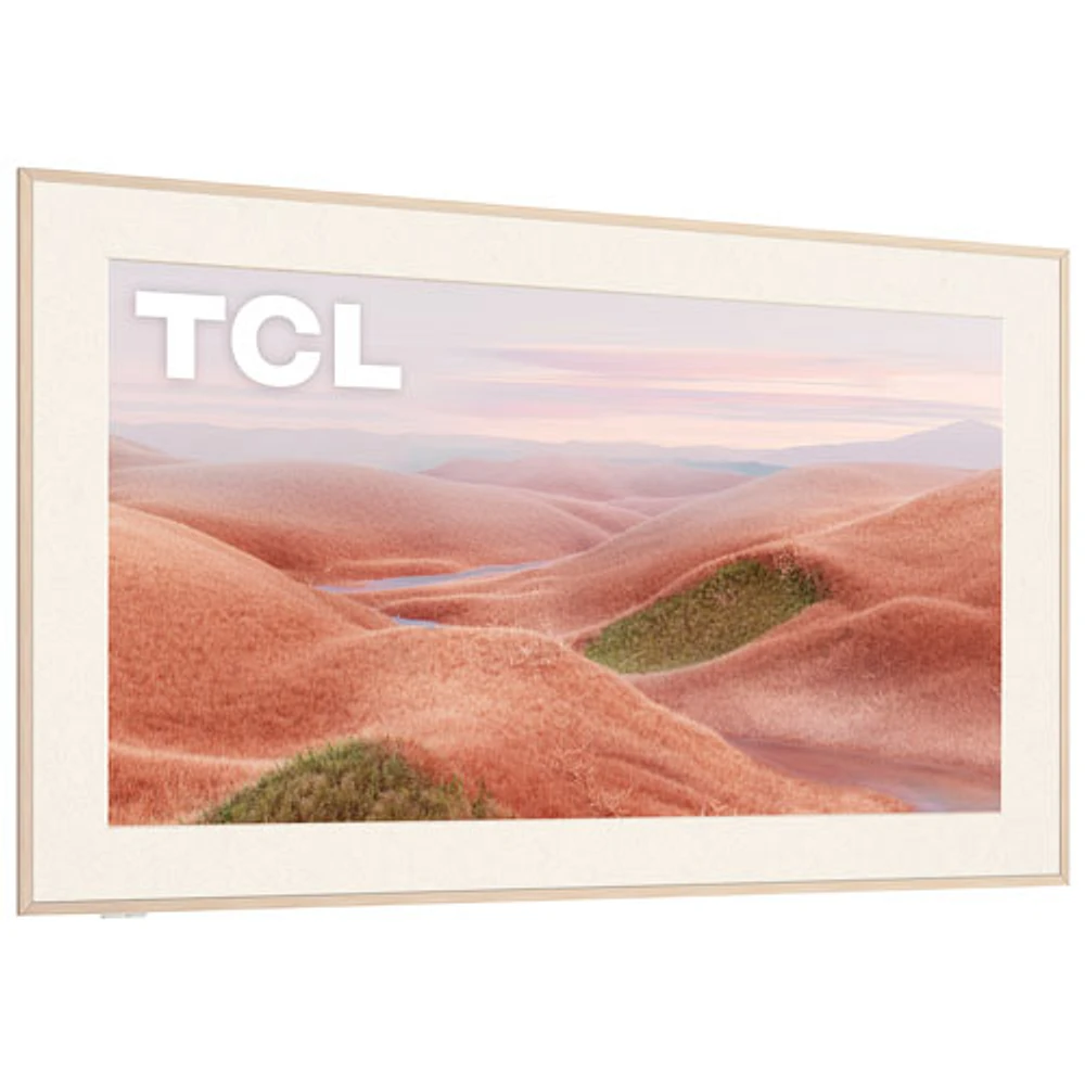 TCL NXTVISION 85" 4K UHD HDR QLED Smart Google TV (85A300W) - 2024 - White