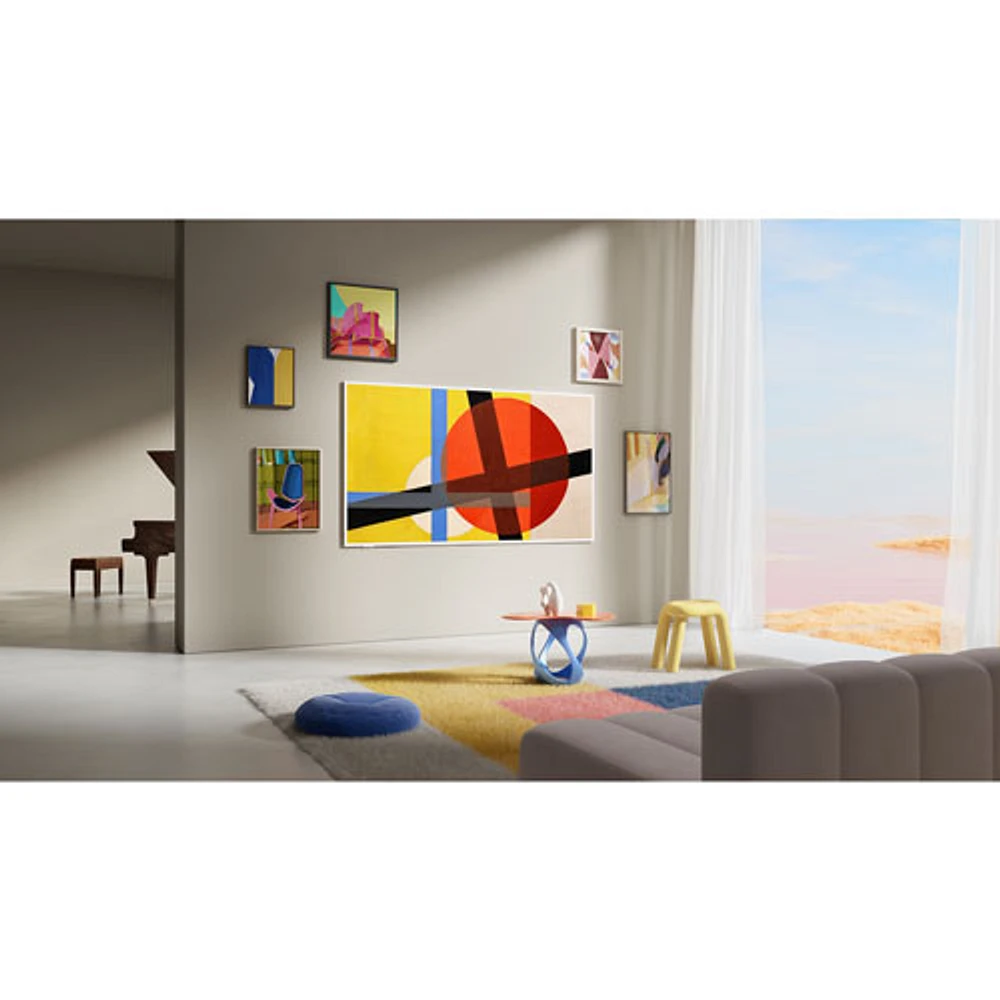 TCL NXTVISION 85" 4K UHD HDR QLED Smart Google TV (85A300W) - 2024 - White