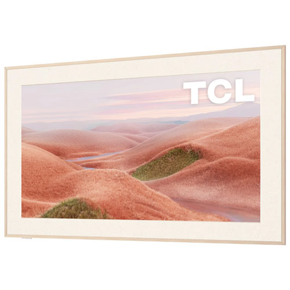 TCL NXTVISION 85" 4K UHD HDR QLED Smart Google TV (85A300W) - 2024 - White