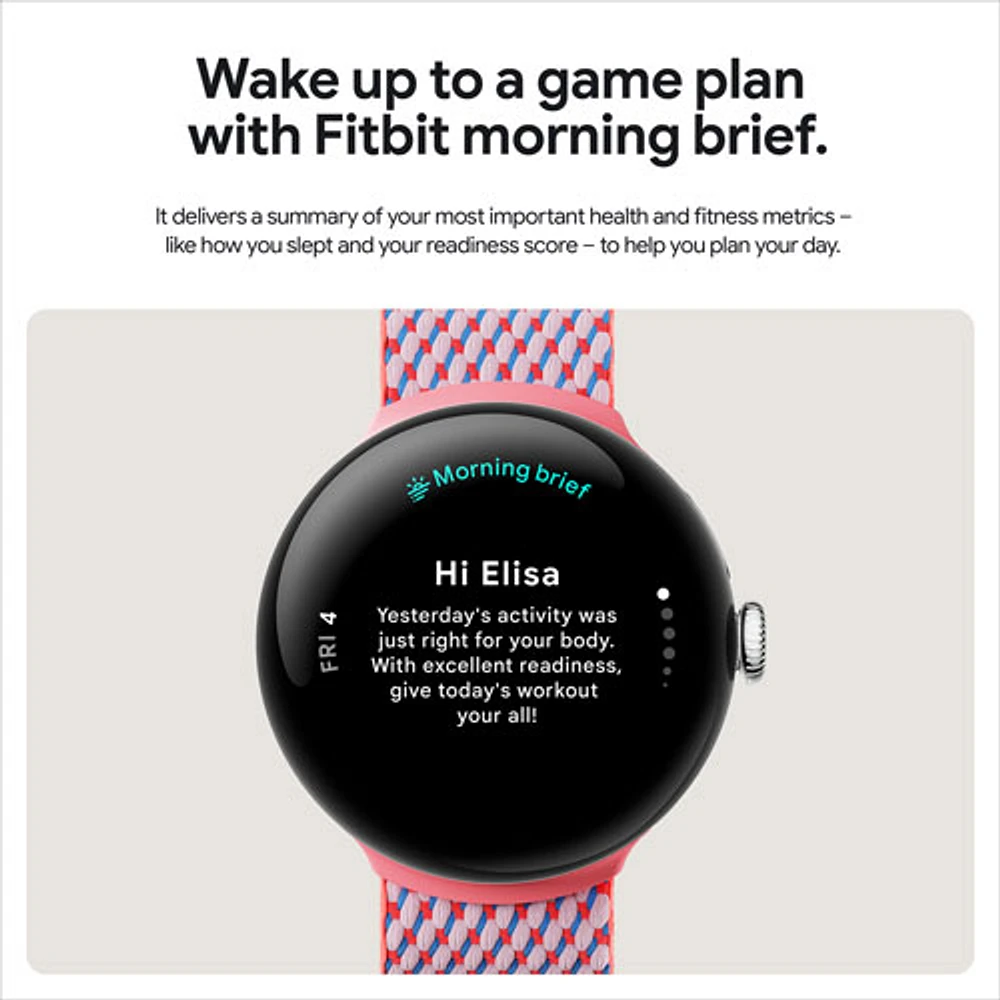 Montre Pixel Watch 3 de Google (LTE + GPS) avec TELUS avec boîtier de 45 mm en aluminium noir mat et bracelet sport noir volcanique - Financement mensuel