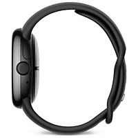 Montre Pixel Watch 3 de Google (LTE + GPS) avec TELUS avec boîtier de 45 mm en aluminium noir mat et bracelet sport noir volcanique - Financement mensuel