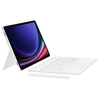 Samsung Keyboard Case for Galaxy Tab S10 FE/S9/S9FE - White