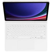 Samsung Keyboard Case for Galaxy Tab S10 FE/S9/S9FE - White