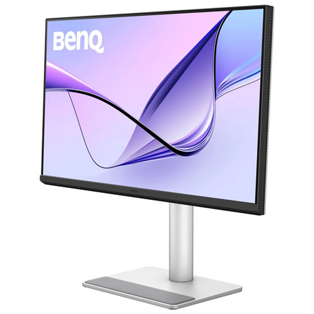 Moniteur ACL IPS Ultra HD 4K 60 Hz de 27 po avec temps de réponse de 5 ms gris à gris de BenQ pour MacBook (MA270U) - Argenté