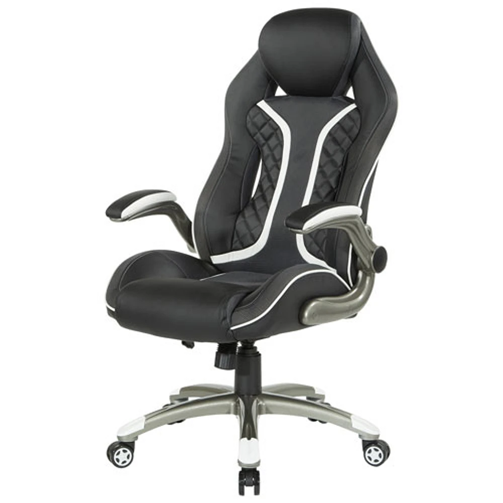 Fauteuil de jeu en cuir reconstitué Xplorer 51 d'OSP - Noir/Rouge/Gris