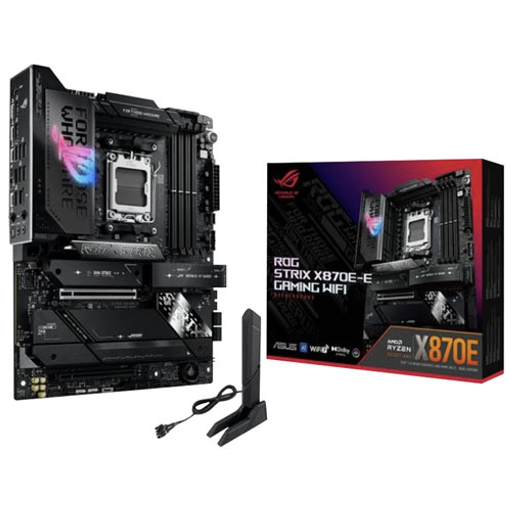 Carte mère DDR5 AM5 Wi-Fi 7 ROG Strix X870E-E Gaming d'ASUS