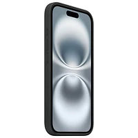 Apple Silicone Fitted Hard Shell Case with MagSafe for iPhone 16 - Black