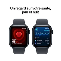 Apple Watch SE (GPS) 44mm Midnight Aluminum Case with Midnight Sport Band - Small/Medium
