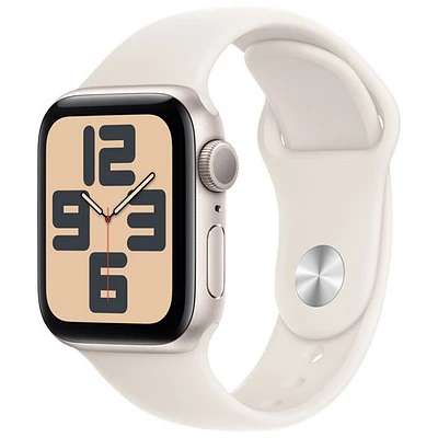 Apple Watch SE (GPS) de 40 mm avec boîtier en aluminium et bracelet sport comète
