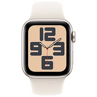 Apple Watch SE (GPS) de 40 mm avec boîtier en aluminium et bracelet sport comète
