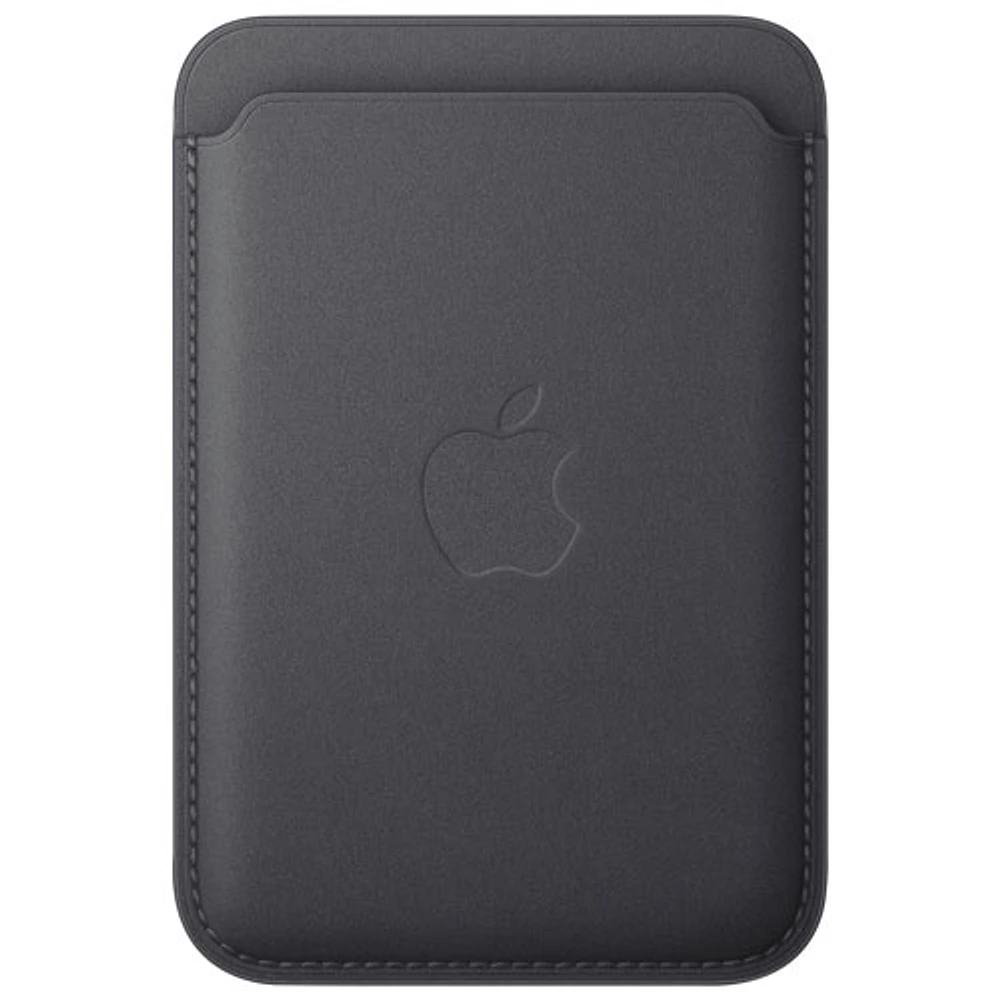Apple FineWoven Wallet Case with MagSafe for iPhone 16 - Black