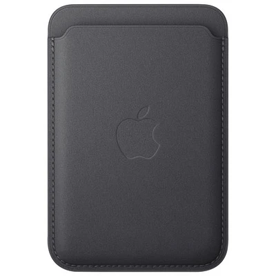 Apple FineWoven Wallet Case with MagSafe for iPhone 16 - Black