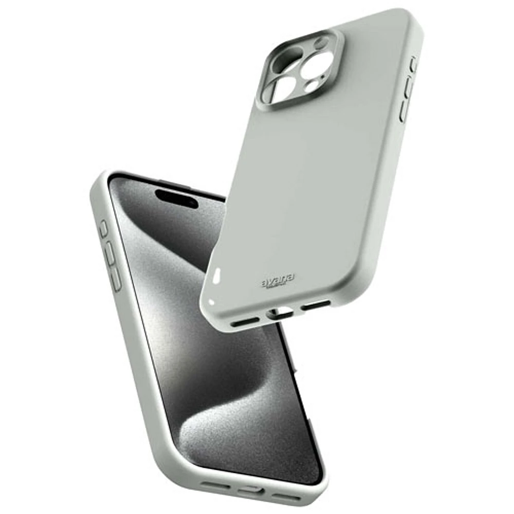 Étui rigide ajusté Velvet d'Avana avec MagSafe pour iPhone 16 Pro Max - Étain