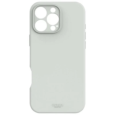 Étui rigide ajusté Velvet d'Avana avec MagSafe pour iPhone 16 Pro - Étain
