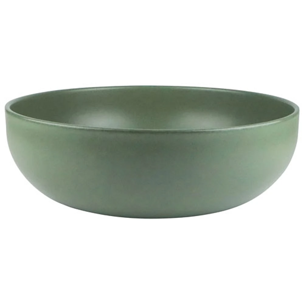 Bol à salade en grès Uno de Mesa Ceramics - Olive