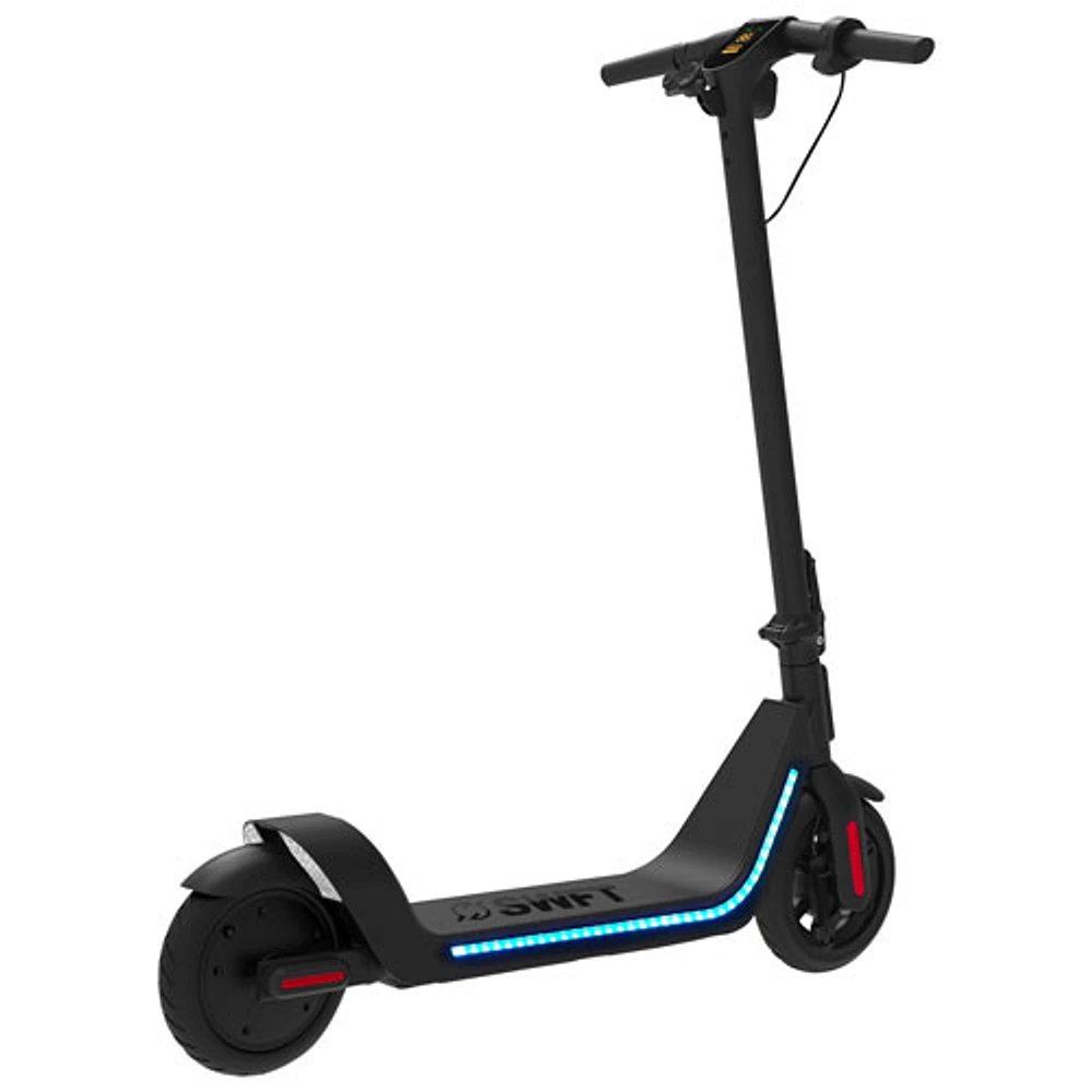 Trottinette électrique EX1 de SWFT avec lumières de sécurité (moteur 250 W/autonomie 20 km/vitesse maximale 25 km/h) - Noir - Exclusivité de Best Buy