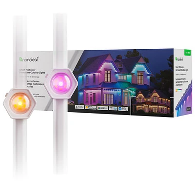 Nanoleaf Essentials Matter 15m (49ft) Permanent Outdoor LED Lights - Smarter Kit - Multicolour