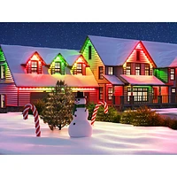 Nanoleaf Essentials Matter 15m (49ft) Permanent Outdoor LED Lights - Smarter Kit - Multicolour