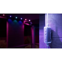 Nanoleaf Essentials Matter 15m (49ft) Permanent Outdoor LED Lights - Smarter Kit - Multicolour