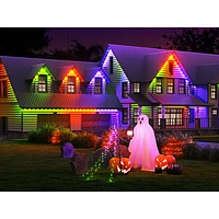 Nanoleaf Essentials Matter 15m (49ft) Permanent Outdoor LED Lights - Smarter Kit - Multicolour
