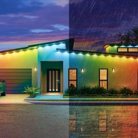 Nanoleaf Essentials Matter 15m (49ft) Permanent Outdoor LED Lights - Smarter Kit - Multicolour