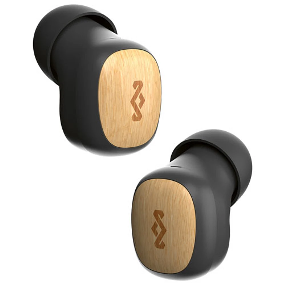 Écouteurs boutons 100 % sans fil à isolation sonore Smile Jamaica de House Of Marley - Noir