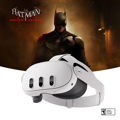 Meta Quest 3 512GB VR Headset with Touch Plus Controllers & Batman: Arkham Shadow