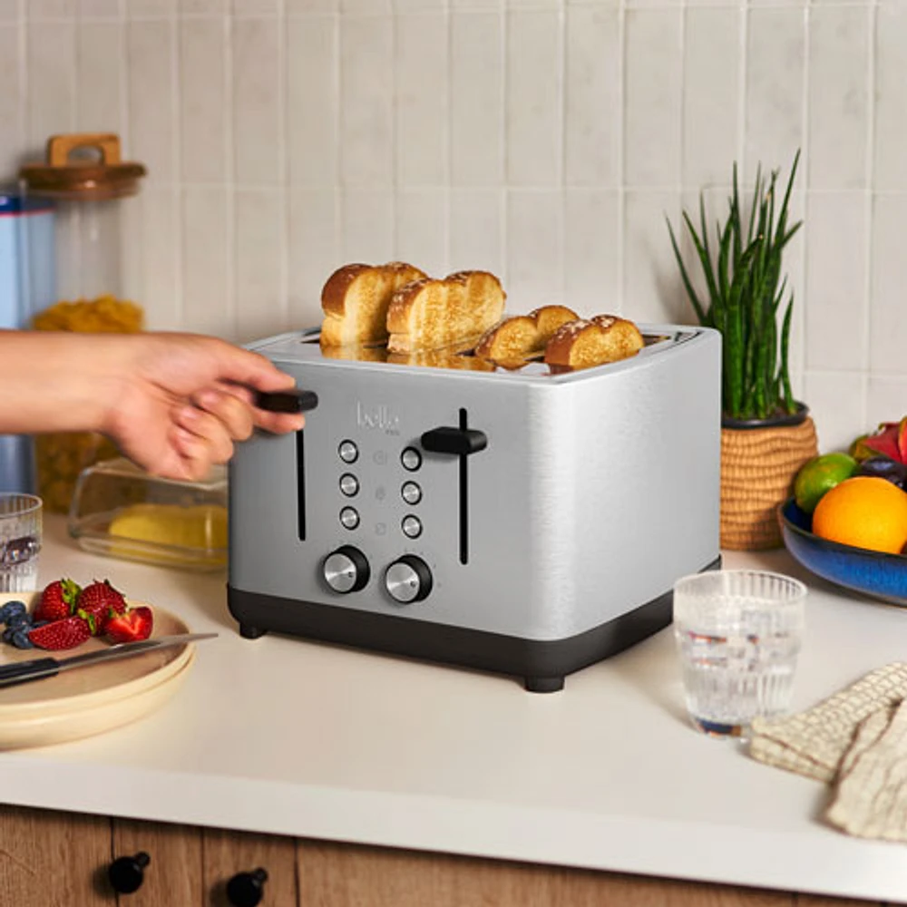 Grille-pain Pro de Bella - 4 tranches - Acier inoxydable - Exclusivité Best Buy