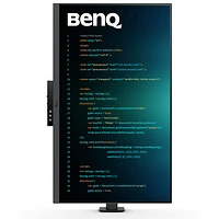 Moniteur ACL IPS Ultra HD 4K 60 Hz de 31,5 po de BenQ avec temps de réponse de 5 ms gris à gris (RD320UA) - Gris métallique