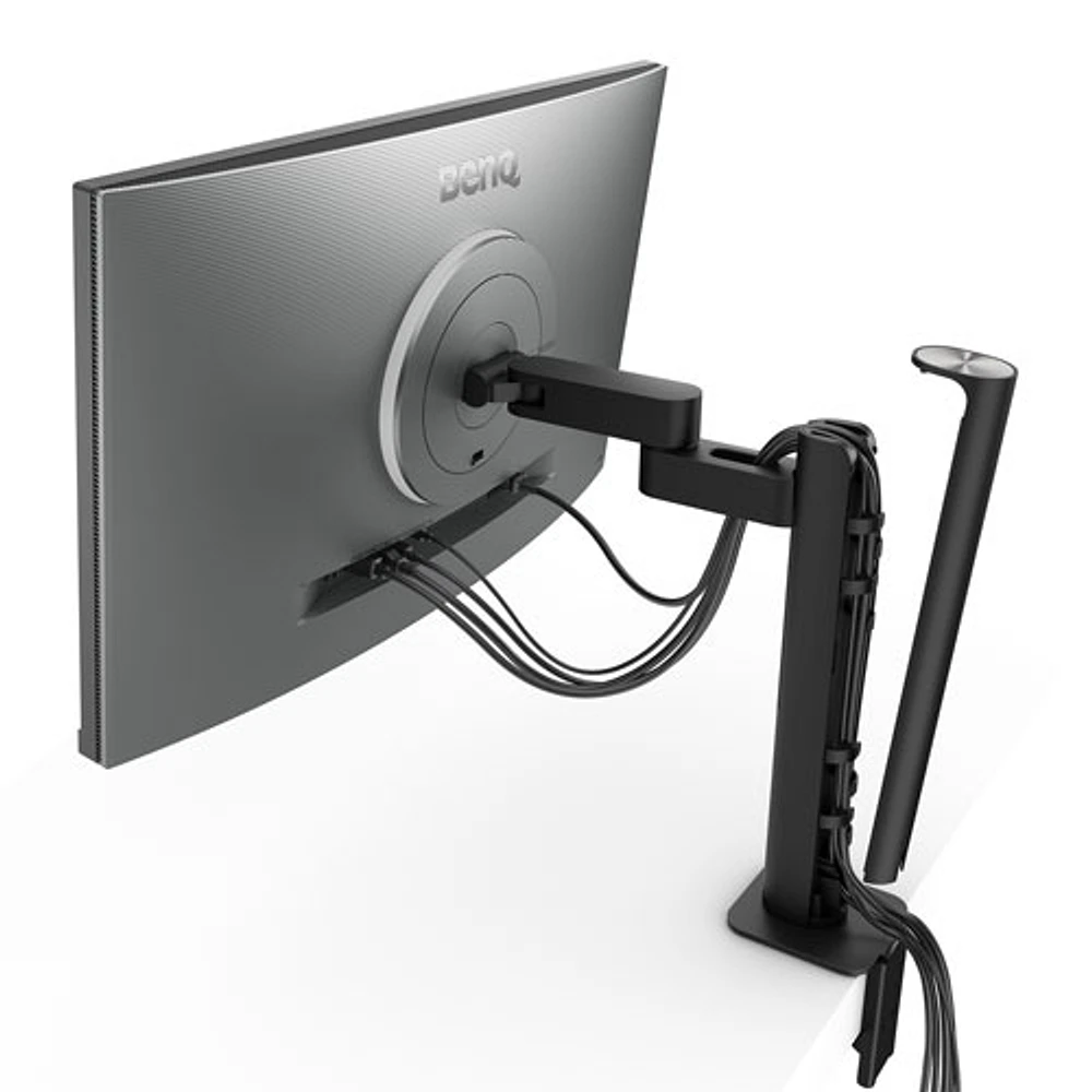 Moniteur ACL IPS Ultra HD 4K 60 Hz de 31,5 po de BenQ avec temps de réponse de 5 ms gris à gris (RD320UA) - Gris métallique