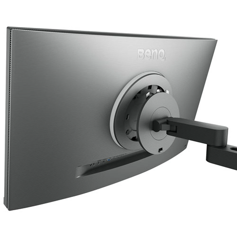 Moniteur ACL IPS Ultra HD 4K 60 Hz de 31,5 po de BenQ avec temps de réponse de 5 ms gris à gris (RD320UA) - Gris métallique