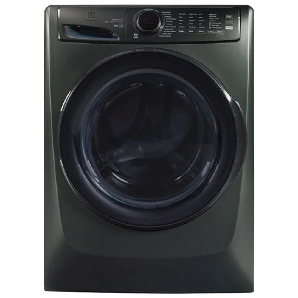 Laveuse à vapeur à chargement frontal haute efficacité de 5,2 pi³ d'Electrolux (ELFW7738AA) - Vert alpin