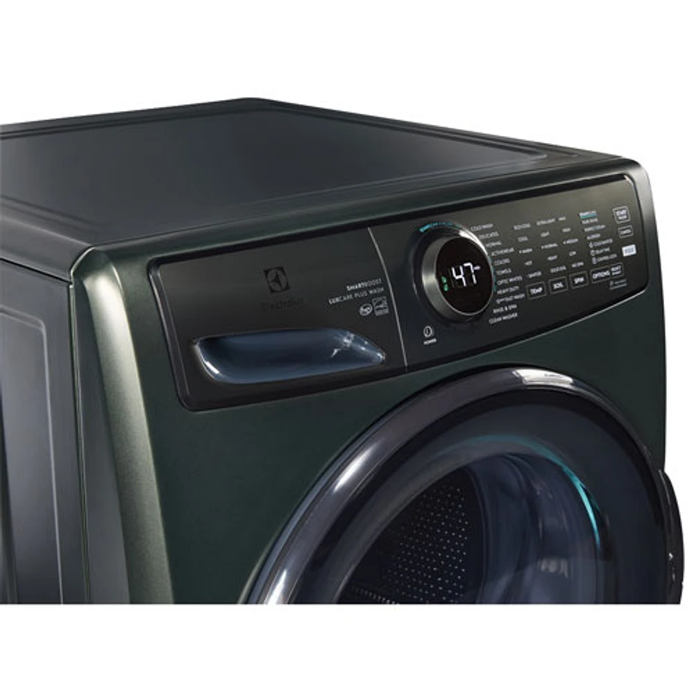 Laveuse à vapeur à chargement frontal haute efficacité de 5,2 pi³ d'Electrolux (ELFW7738AA) - Vert alpin
