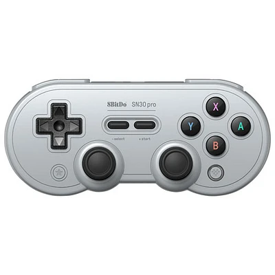 Manette Bluetooth SN30 Pro de 8BitDo pour Switch/Windows/Android/iOS - Gris