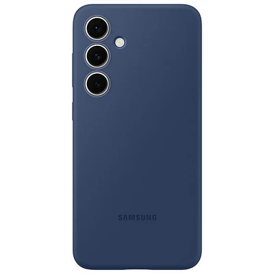 Étui souple ajusté en silicone de Samsung pour Galaxy S24 FE - Bleu