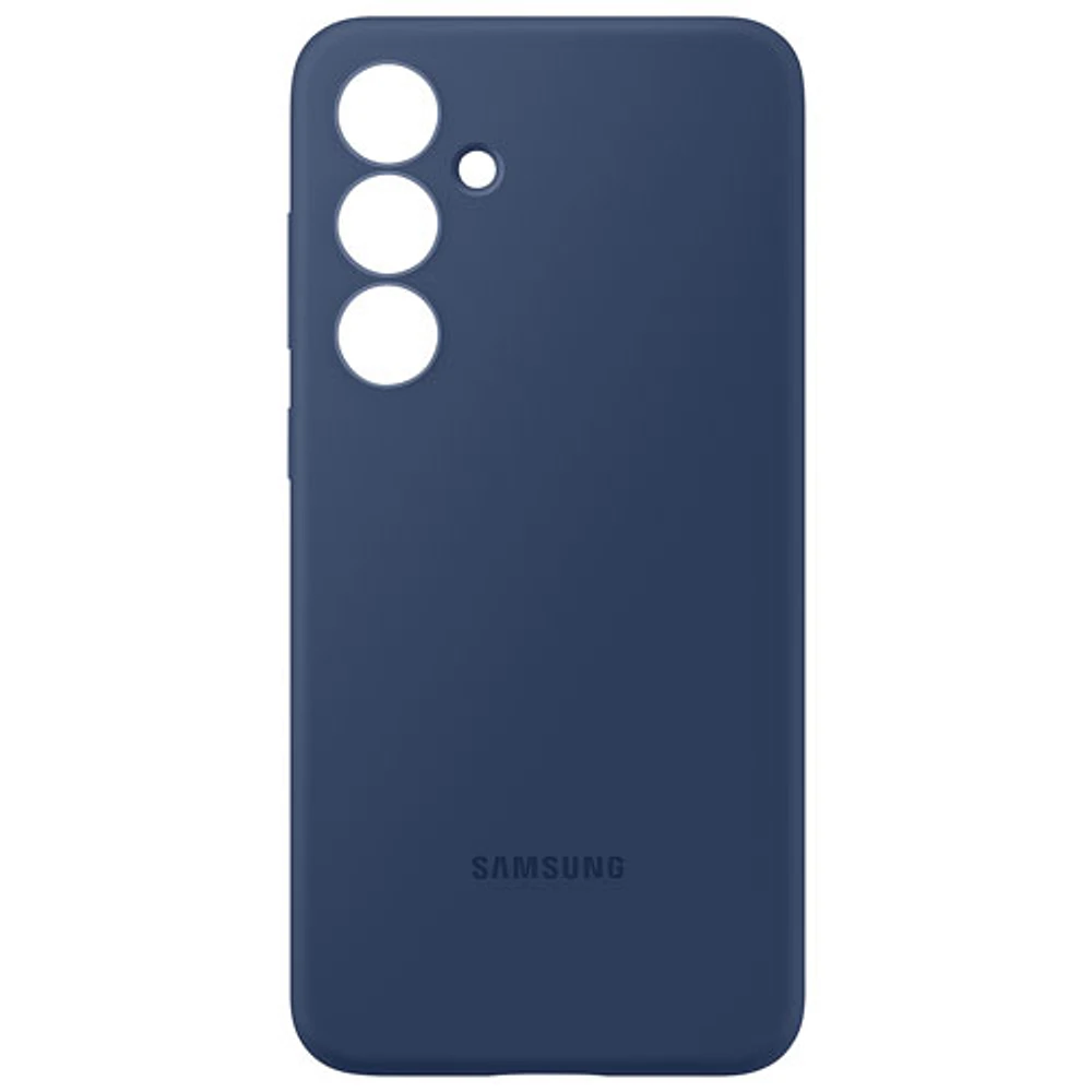 Étui souple ajusté en silicone de Samsung pour Galaxy S24 FE - Bleu